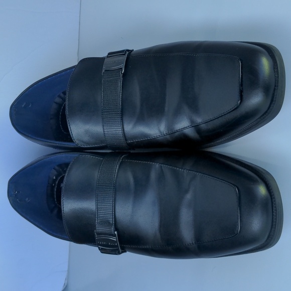 Perry Ellis Zane LZD Wide Black Slip-On Loafers 13 - Picture 3 of 8
